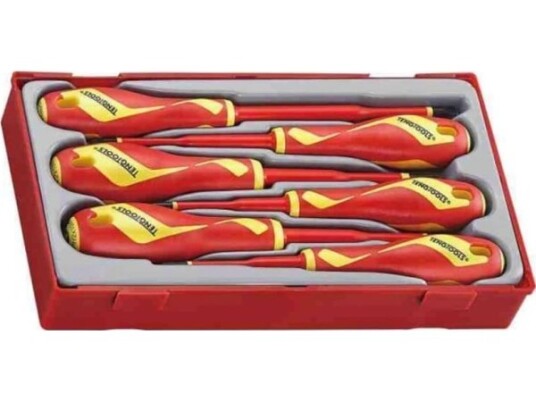 Teng Tools 6-Delt Skrutrekkerbits 1000V Ttv706n Teng Tools Teng Tools 6-Delt Skrutrekkerbits 1000V Ttv706n Teng Tools