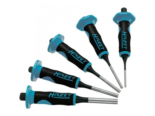 Hazet 751Hs/5, Kjørner, Sort, Blå, Black,Blue, 15 Cm, 567 G, 5 Stykker