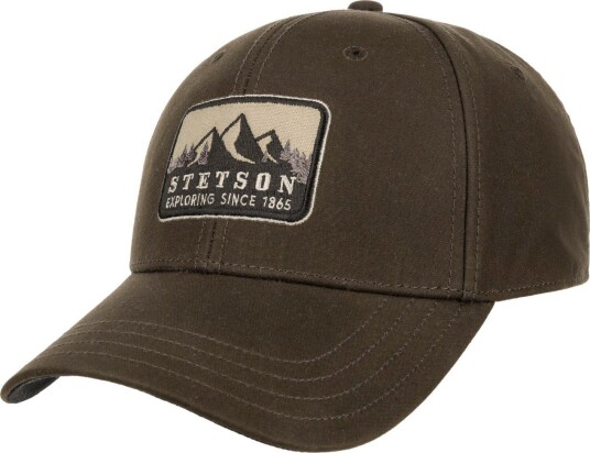 Stetson Exploring Since 1865 Cap Dark Brown OSFA Stetson Exploring Since 1865 Cap Dark Brown OSFA