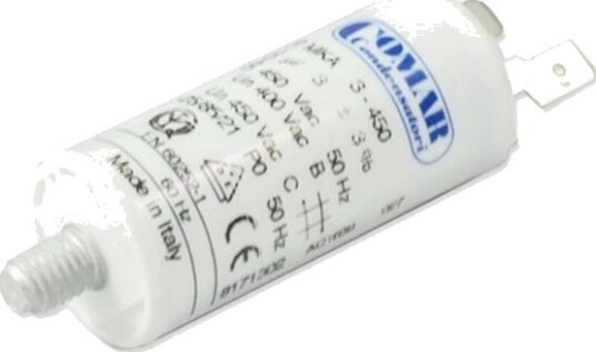 Comar 600017 1 Stk Motordriftskondensator 2,5 Μf 450 V/Ac 5 % Ø 25 Mm