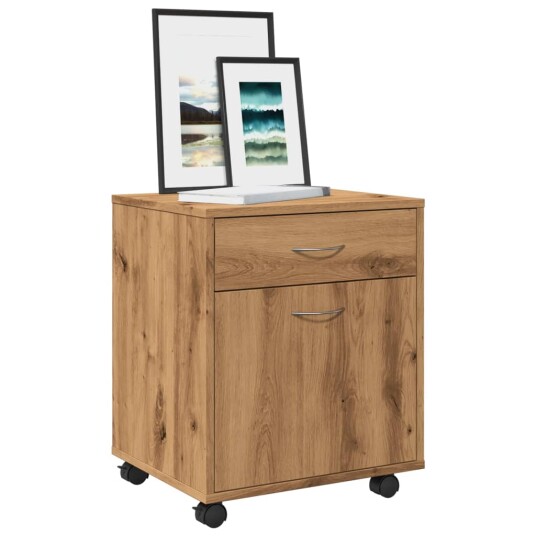 Rulleskap artisan eik 45x38x54 cm konstruert tre 8721158440082 Rulleskap artisan eik 45x38x54 cm konstruert tre 8721158440082
