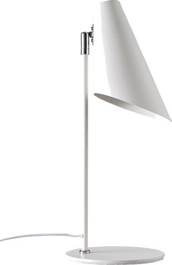 Dyberg Larsen Bordlampe Cale Hvit Bordlamper