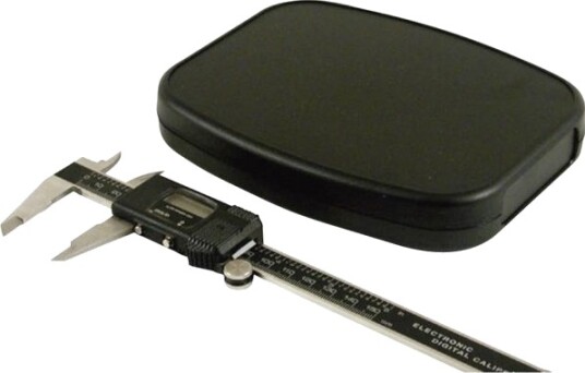 Hammond Electronics 1599TABMBK 170 × 135 × 27 mm ABS Svart Kabinett