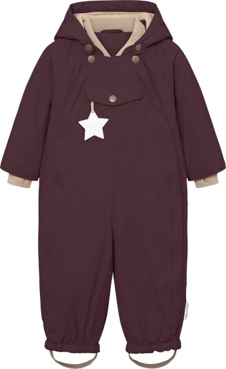 Mini A Ture Vinterdress MatWisti Fleece Fudge Aubergine Mini A Ture 2 år (92) Vinterdress Beige Bordeaux Lilla