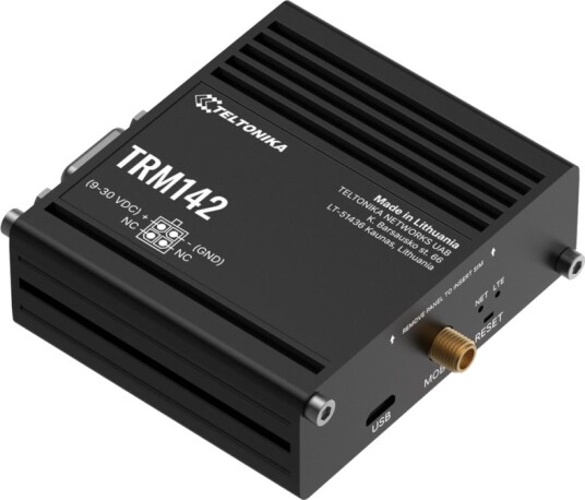 Teltonika TRM142 4G LTE WWAN ruter DIN veggmontering