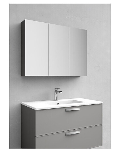 Noro Flex Speilskap 900x700 mm Grå