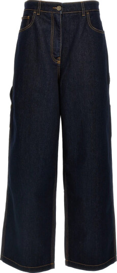 Etro Dame Bukser Blå W25, Etro Dame Bukser Blå W25,