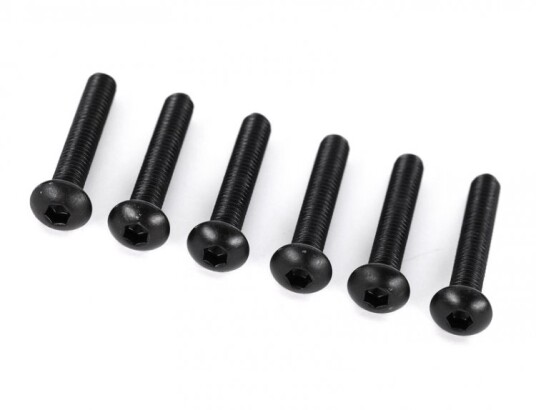 Traxxas 2455 Screws M4x24 Button-head Hex Socket 6 Traxxas 2455 Screws M4x24 Button-head Hex Socket 6