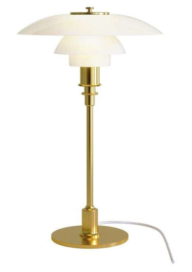 Louis Poulsen PH 3/2 Bordlampe Messing