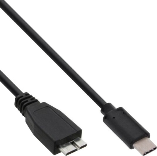Inline 35722 2 M Usb C Micro Usb B Usb 3.2 Gen 2 3.1 Gen 2 Hankjønn/Hankjønn Svart