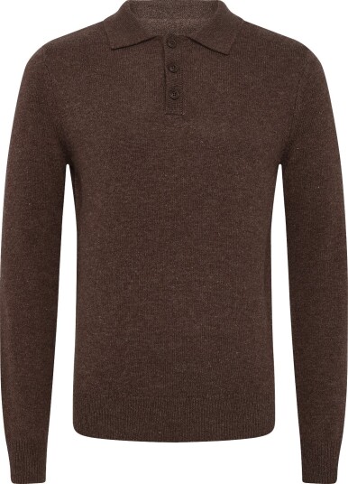Blend Bhbranko Polo Knit   TURKISH COFFEE MELANGE   L