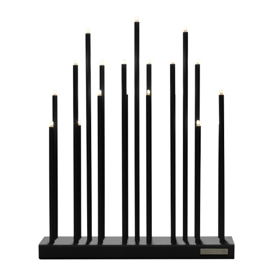 Smak Design Elflugan adventslysestake grande 50x12,5 cm kullsvart Smak Design Elflugan adventslysestake grande 50x12,5 cm kullsvart