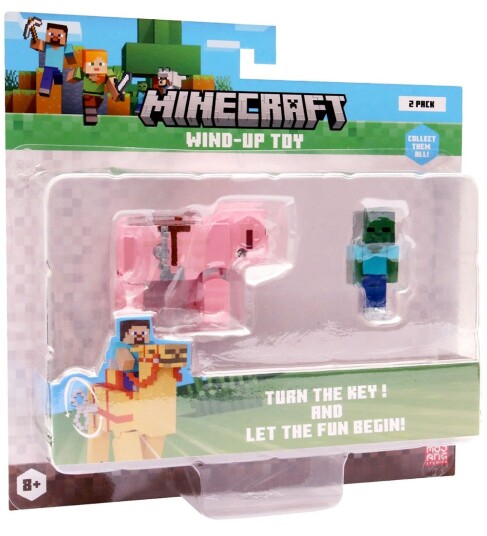 Minecraft 3D Wind Up Toy Asst Minecraft 3D Wind Up Toy Asst