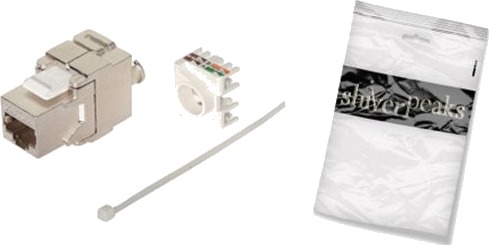 S Conn Bs75004 8 Flat Rustfritt Stål Rj 45 500 Mhz 8 Stykker
