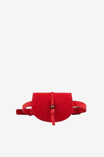 Becksöndergaard Pakke Suede Belt Bag Rød