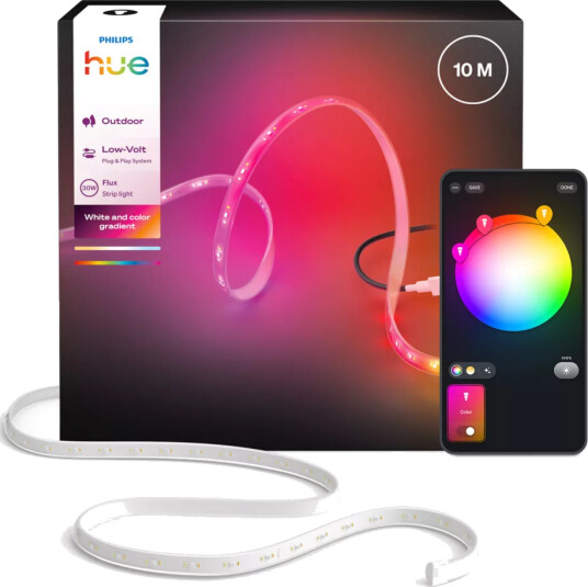 Philips Hue Flux utendørs LED stripe 10 meter