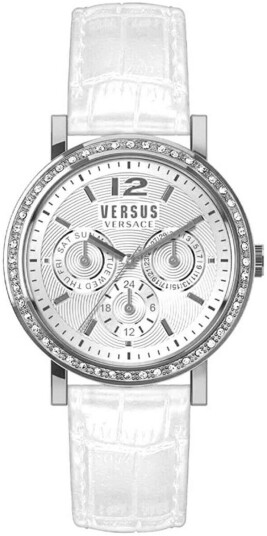 Versus by Versace Dameklokke VSPOR2019 Manhasset Hvit/Lær Ø38 mm