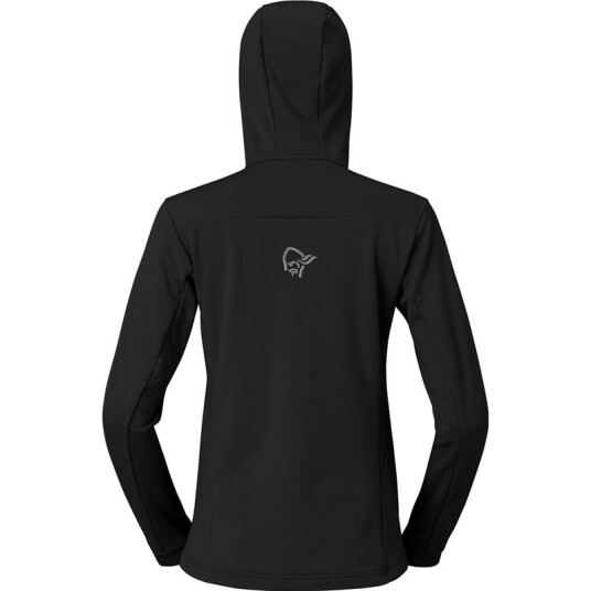 Norrøna Falketind Warm2 Stretch Hood W´s Caviar Black