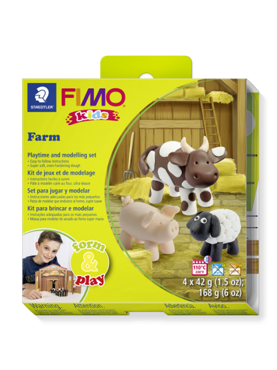 Staedtler Set Mod. clay Fimo kids F&P Farm