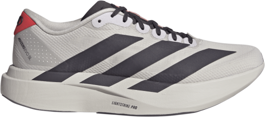 Adidas Men"s Adizero EVO SL Woven Audi Revolut F1 Team Shoes Chalk Pearl/Utility Black/Hi Res Red 44 2/3