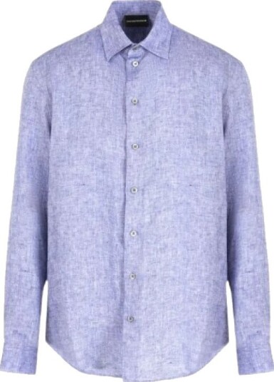 Emporio Armani Herre Skjorter Blå XL,
