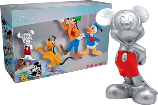 BULLYLAND WD 100 år Platinium Classic Figurer Gaveeske med 4 Disney Figurer