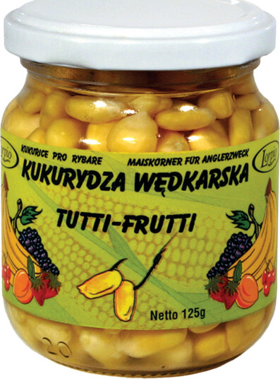 Lorpio Corn Flavoured In Juice 125g Tutti Frutti Lorpio Corn Flavoured In Juice 125g Tutti Frutti