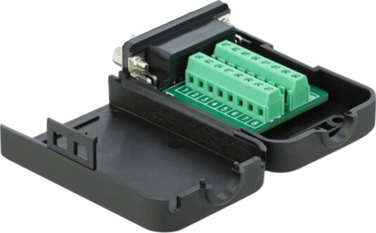 Delock - Vga-Adapter - 15 Pin D-Sub (Db-15) (Hunn) Til 16-Pinners Terminalblokk - Tommelskruer