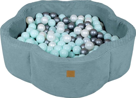 Meowbaby Aesthetic Flower Ballbasseng Turquoise