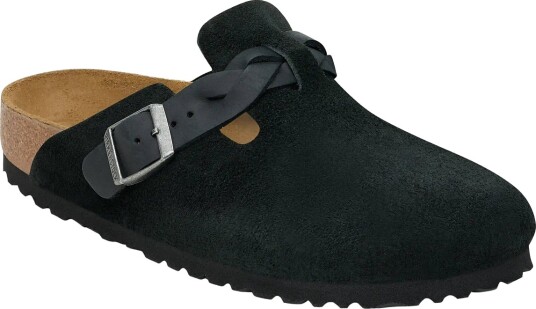 Birkenstock Boston Braided Leoi/Leve Black Black 38