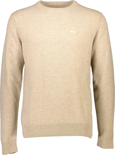 Lindbergh Recycled Lambswool Mix Jumper   Beige   M