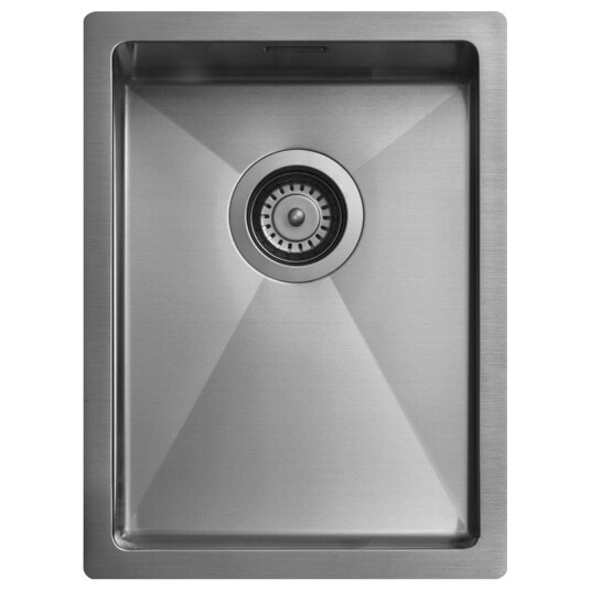 Tapwell Ta3040 PVD Kjøkkenvask B37xd45cm Black Chrome (TA-9422639)