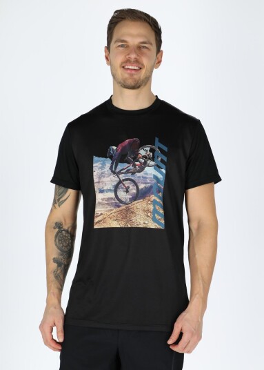 Mount Mtb Logo Tee Black L Sykkeltrøye Kort Arm