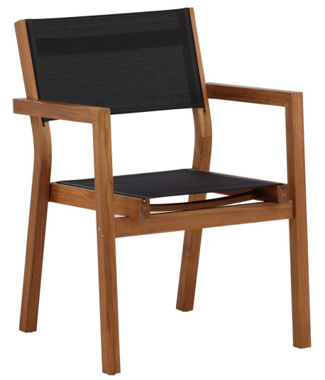Venture Design Venice lenestol Teak/svart Natur Venture Design Venice lenestol Teak/svart Natur