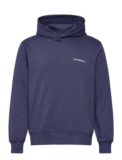 HAN Kjøbenhavn Regular Hoodie - Navy - L
