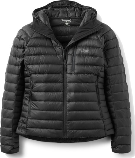 RAB Microlight Alpine Hoody, Dame Black L