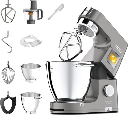 Kenwood Titanium Chef Patissier XL Kjøkkenmaskin 1400W Sølv Kenwood Titanium Chef Patissier XL Kjøkkenmaskin 1400W Sølv