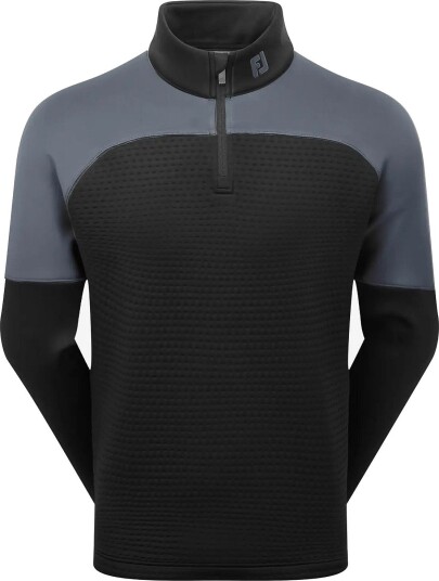 FootJoy Ts Jacquard Midlayer BLACK / CHARCOAL XXL FootJoy Ts Jacquard Midlayer BLACK / CHARCOAL XXL