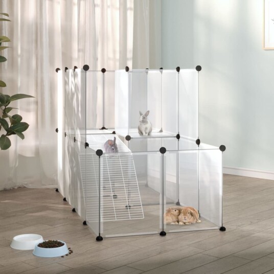 Vidaxl Smådyrbur Gjennomsiktig 142X74X93 cm Pp Og Stål Vidaxl Smådyrbur Gjennomsiktig 142X74X93 cm Pp Og Stål