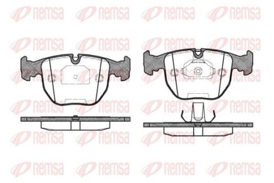 Bremseklosser REMSA 0596.00