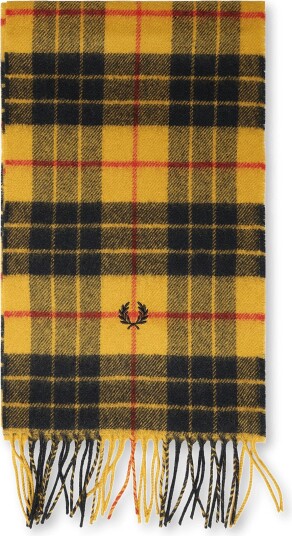 Fred Perry Lambswool Scarf GOLD One Size