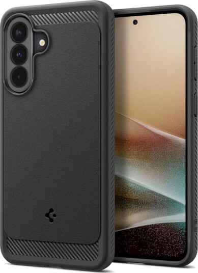 Spigen Rugged Armor mobildeksel til Samsung Galaxy A37 5G - Matt Svart