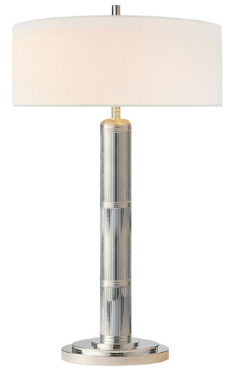 Longacre Tall bordslampa nickel Longacre Tall bordslampa nickel