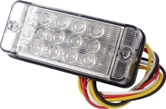 Secorüt Tilhenger Baklys Åpne Kabelender Blinklys Bremselys Baklys Venstre/Høyre 12 V 24 V Klart Glass