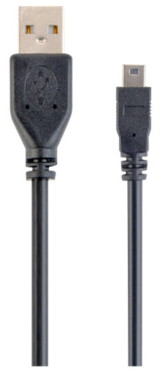 Gembird 1.8m USB-kabel til mini-USB type B - Svart