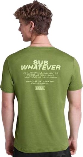 Saysky Statement Pace T Shirt Herre Green L