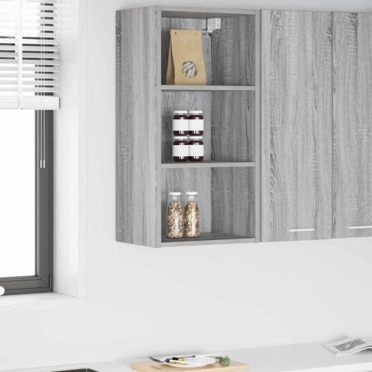  Hengende skap Riga Grå Sonoma 40 x 29,5 x 80 cm Konstruert tre