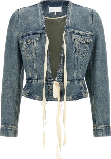 Maison Margiela Dame Jakker Blå XS,