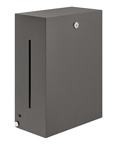 HEWI papirdispenser 260x350 mm mørkegrå matt