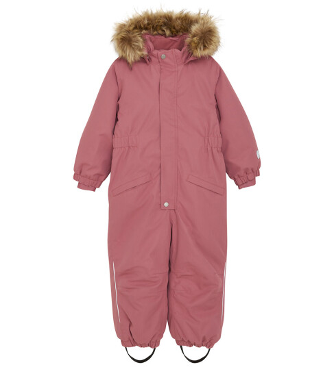 Minymo Snow Suit W. Fur Pink 104